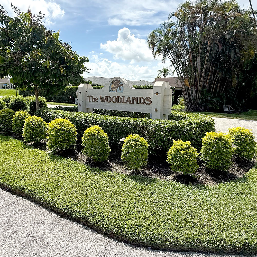 Island Park Woodlands HOA Front Entrance
